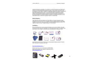 CURSO COMPLETO______________________________________________Reparação de Notebooks




conjuntos de baterías comerciales Li-ion contienen un circuito de protección que impide que la
tensión de la celda suba demasiado mientras se carga. El umbral superior de tensión se fija
normalmente en 4.30 V/celda. La medición de temperatura desconecta la carga si la temperatura
de la celda se aproxima a 90° C (194° F); y un interruptor mecánico de presión en muchas
celdas interrumpe permanentemente la corriente si se excede un umbral de seguridad de
presión. Hay excepciones en algunos conjuntos de espinel (manganeso) que contienen una o
dos celdas pequeñas. El proceso de carga de una batería de Li-polímero es similar a la Li-ion.
Estas baterías usan un electrolito con gel para mejorar la conductividad.


Baterias inteligentes :

 Estas nada mais são do que baterias de Ni-Cad, NiMH ou Li-Ion que incorporam circuitos
inteligentes, que se comunicam com o carregador (também inteligente) garantindo descargas -
recargas mais eficientes, o que aumenta tanto a autonomia da bateria quanto sua vida útil. Em
inglês são usados os termos "Inteligente Battery" ou "Smart Battery".


Lítio Metálico :

Esta provavelmente será a próxima geração de baterias, pois em forma metálica o lítio pode
armazenar até três vezes mais energia que o Lítio iônico das baterias atuais. O problema é que
este material é muito instável, o que justifica toda a dificuldade que os fabricantes estão




encontrando em lidar com ele. Pode ser que a nova geração de baterias apareça no final de
2002, mas pode ser que demore bem mais.



http://www.planetbattery.com/

Baterias típicas para uso em alimentação do CMOS (BIOS).
Alguns tipos também são usados em telefones sem fio
http://www.gobattery.com/




_______________________                                                                          38
 