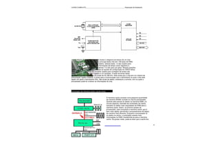 CURSO COMPLETO______________________________________________Reparação de Notebooks




                     A Figura acima mostra o diagrama de blocos de um chip
                     CMOS. O bloco principal deste chip tem 128 bytes de RAM,
                     mantidas pela bateria. Desses bytes, 14 são usados para
                     armazenar as informações de tempo (clock registers) e
                     controle, e os demais 114 são para uso geral. Nessas posições
                     são armazenadas as opções de configuração do CMOS Setup.
                     Note que os bytes usados para contagem de tempo são
                     também ligados a um oscilador. A base de tempo deste
oscilador é gerada a partir de um cristal de 32,768 kHz. Note ainda que o chip tem um módulo de
alimentação, ligado à bateria, e sinais para a comunicação com o barramento no qual o chip está
ligado (em geral o barramento ISA). São sinais de dados, endereços e controle, com os quais o
processador pode ler e alterar as informações do chip.




Controlador de memória cache ( ponte norte)


                                              A memória cache consiste numa pequena quantidade
                                              de memória SRAM, incluída no chip do processador.
                                              Quando este precisa ler dados na memória RAM, um
                                              circuito especial, chamado de controlador de Cache,
                                              transfere os dados mais requisitados da RAM para a
                                              memória cache. Assim, no próximo acesso do
                                              processador, este consultará a memória cache, que é
                                              bem mais rápida, permitindo o processamento de dados
                                              de maneira mais eficiente. Enquanto o processador lê
                                              os dados na cache, o controlador acessa mais
                                              informações na RAM, transferindo-as para a memória
                                              cache. De grosso modo, pode-se dizer que a cache fica


                                                                                                      8
 
