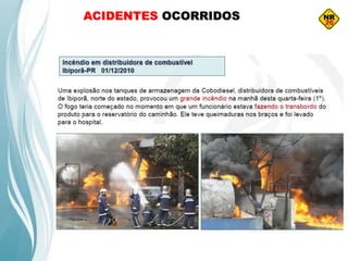 ACIDENTES OCORRIDOS
 