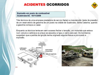 ACIDENTES OCORRIDOS
 