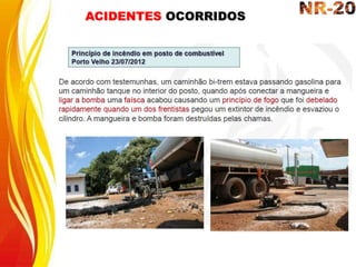 ACIDENTES OCORRIDOS
 