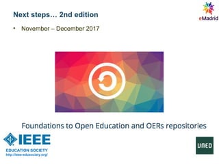 «edx MOOC organization about open education and OERs repositories»