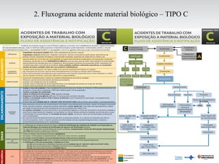 2. Fluxograma acidente material biológico – TIPO C
 