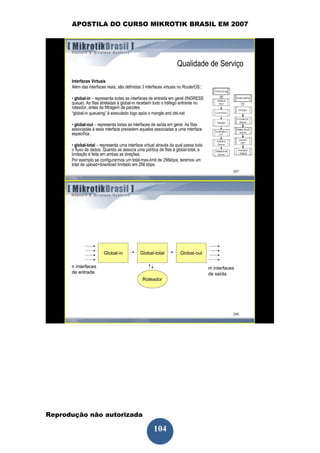 APOSTILA DO CURSO MIKROTIK BRASIL EM 2007




Reprodução não autorizada
 
                            104
 