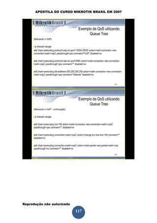 APOSTILA DO CURSO MIKROTIK BRASIL EM 2007




Reprodução não autorizada
 
                            117
 