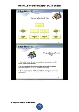 APOSTILA DO CURSO MIKROTIK BRASIL EM 2007




Reprodução não autorizada
 
                            72
 