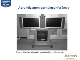Aprendizagem por teleconferência 
Responsável EAD 
Source: http://en.wikipedia.org/wiki/Videoconferencing 
 
