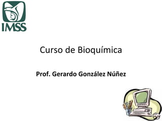 Curso de Bioquímica Prof. Gerardo González Núñez 