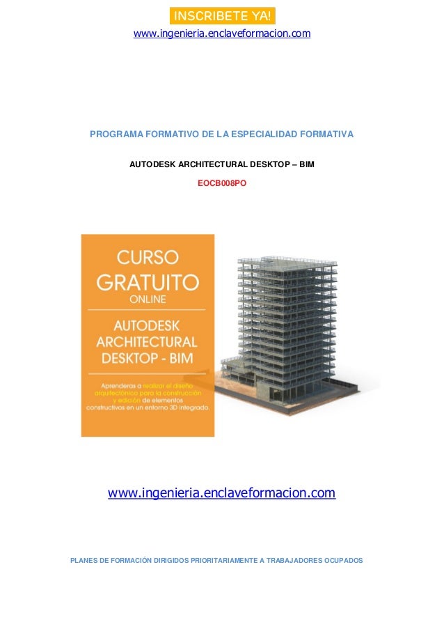 Curso Online Gratis De Autodesk Architectural Desktop Bim Manager
