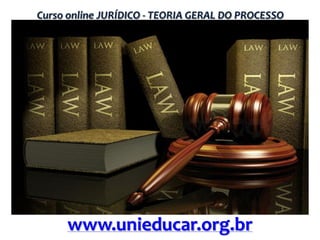 Curso online JURÍDICO - TEORIA GERAL DO PROCESSO

www.unieducar.org.br

 