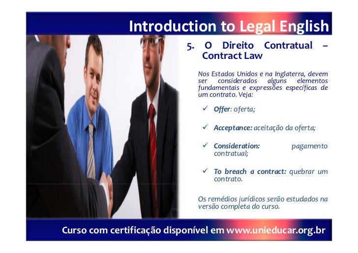 curso legal english
