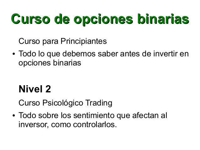 curso opciones binarias pdf