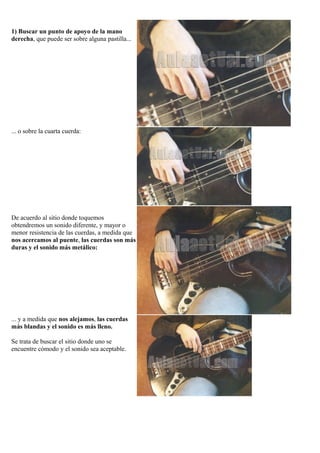 Curso para aprender a tocar bajo electrico