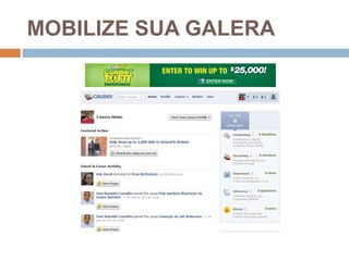 A FEBRE CHAMADA FACEBOOK<br /><ul><li> O FaceBook continua crescendo assustadoramente no Brasil – o número já é maior do q...