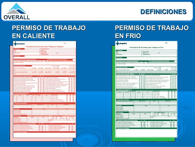 Permisos De Trabajo En Frio Formato
