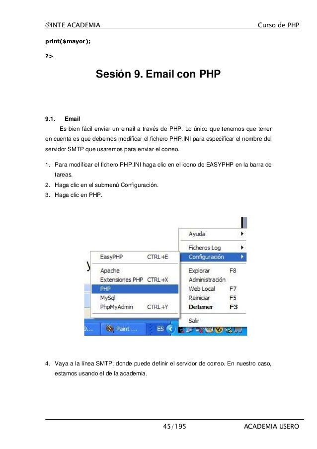 Php curso