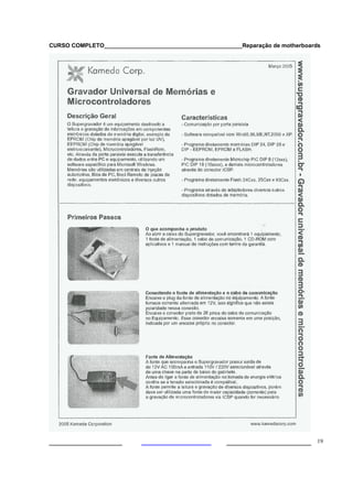 CURSO COMPLETO___________________________________________Reparação de motherboards




___________________                                  ______________________ 19
 