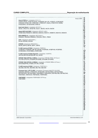 CURSO COMPLETO___________________________________________Reparação de motherboards




___________________                                  ______________________ 24
 