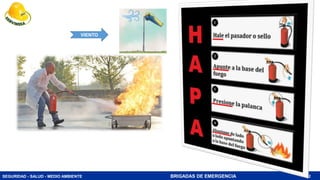 SEGURIDAD - SALUD - MEDIO AMBIENTE BRIGADAS DE EMERGENCIA 152
VIENTO
 
