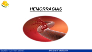 SEGURIDAD - SALUD - MEDIO AMBIENTE BRIGADAS DE EMERGENCIA
HEMORRAGIAS
 