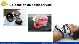 SEGURIDAD - SALUD - MEDIO AMBIENTE BRIGADAS DE EMERGENCIA
Colocación de collar cervical
286
 