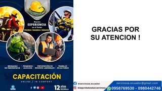 SEGURIDAD - SALUD - MEDIO AMBIENTE BRIGADAS DE EMERGENCIA 289
 