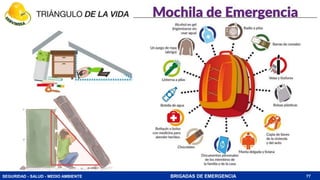SEGURIDAD - SALUD - MEDIO AMBIENTE BRIGADAS DE EMERGENCIA 77
 