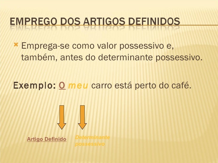 Artigo definido