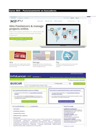 Curso SEO – Posicionamiento en buscadores
 