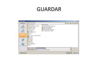 GUARDAR

 