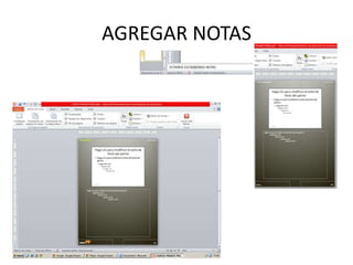 AGREGAR NOTAS

 