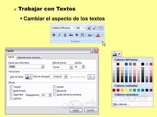 Vista Clasificador: Diapositivas en miniatura,    vista global, permite organizar presentación  ó   hacer cambios.