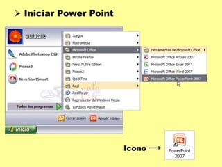  Sirve de apoyo para desarrollar un tema, exponer resultados, etc.