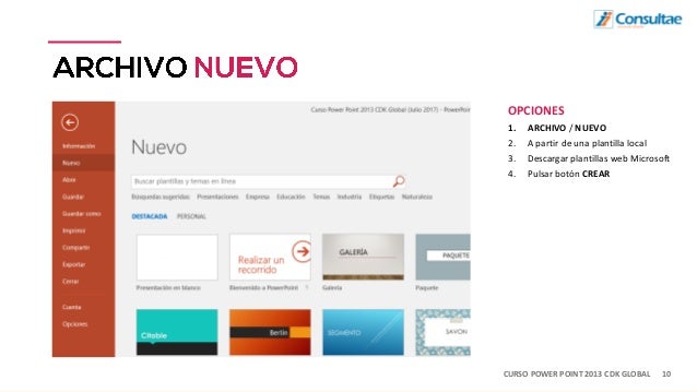curso power point 2013 julio 2017