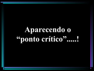 87
Aparecendo o
“ponto crítico”.....!
 