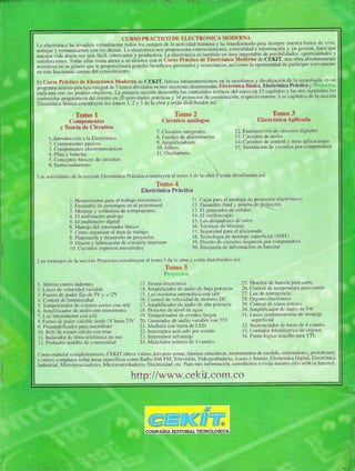 Curso practico de electronica moderna - tomo 4 - Cekit