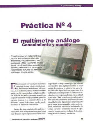 Curso practico de electronica moderna - tomo 4 - Cekit