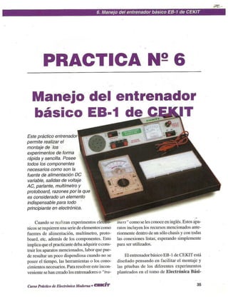 Curso practico de electronica moderna - tomo 4 - Cekit