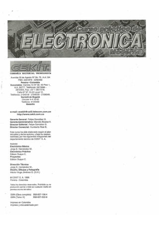 Curso practico de electronica moderna - tomo 5 - Cekit