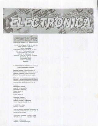 Curso practico de electronica moderna - tomo 3 - Cekit