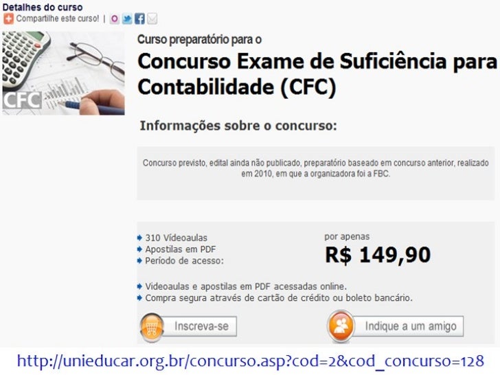 Curso online exame de suficiencia