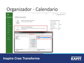 Organizador - Calendario
 