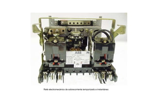 Relé electromecánico de sobrecorriente temporizado e instantáneo
 