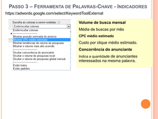 CPC (custo por clique) médio