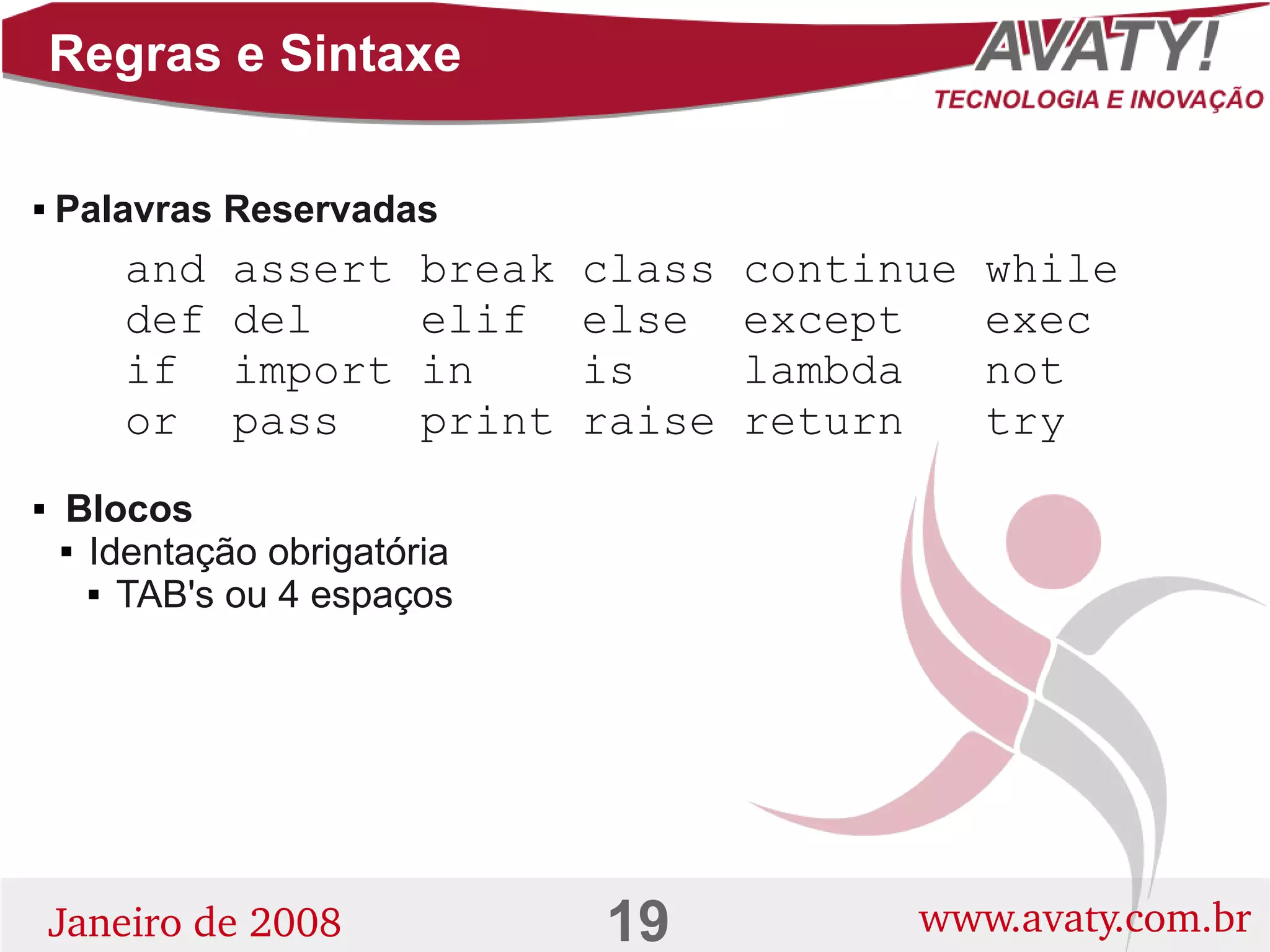 Introdução a Linguagem de Programação Python