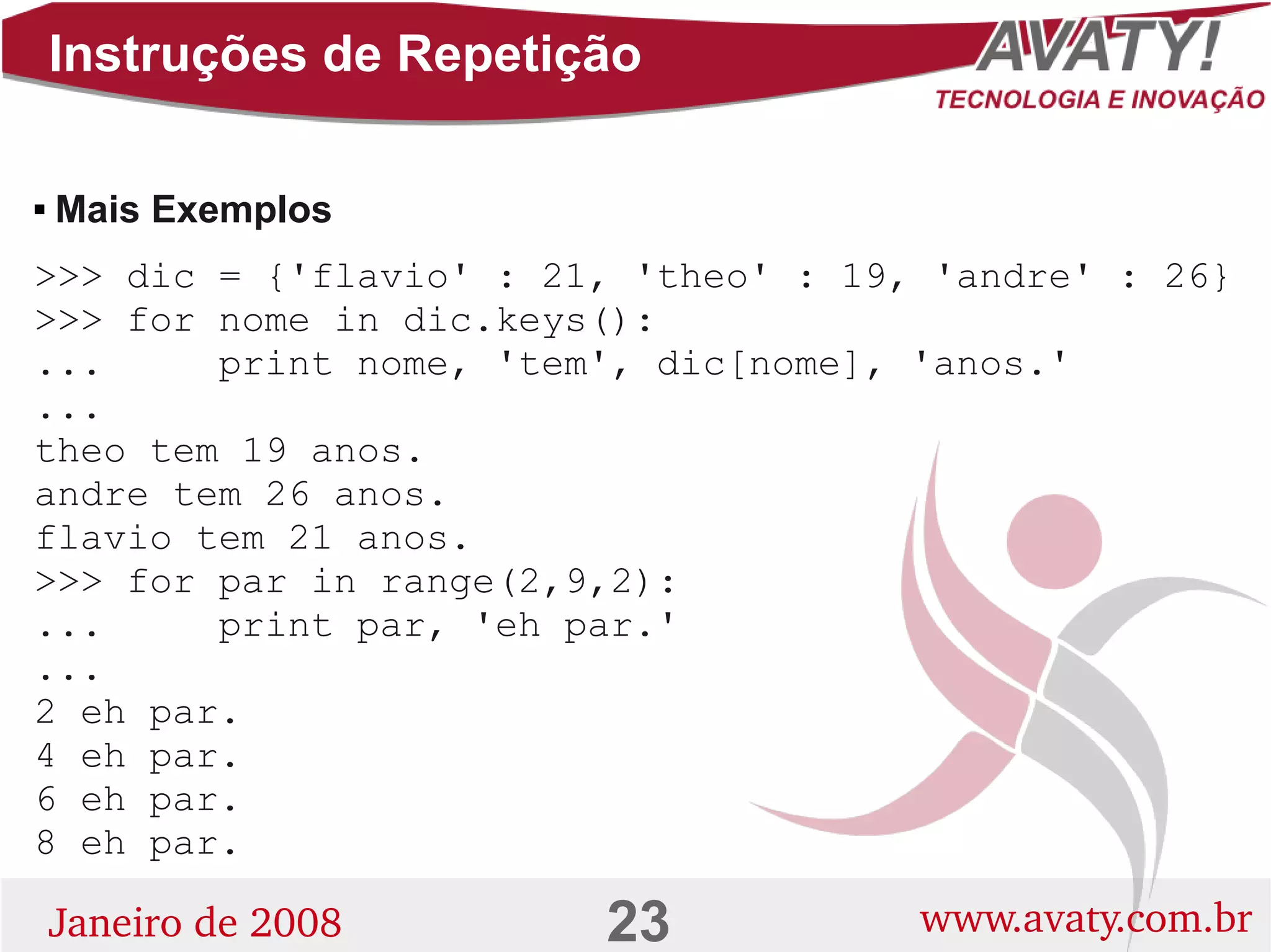 Introdução a Linguagem de Programação Python