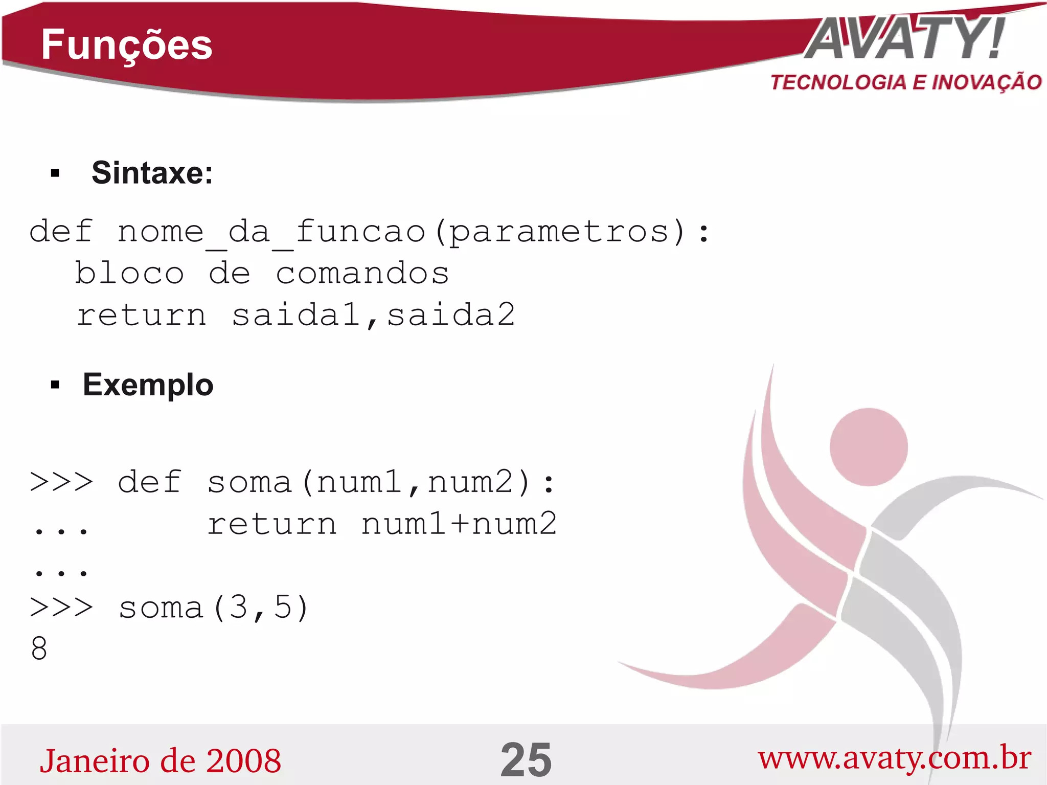 Introdução a Linguagem de Programação Python