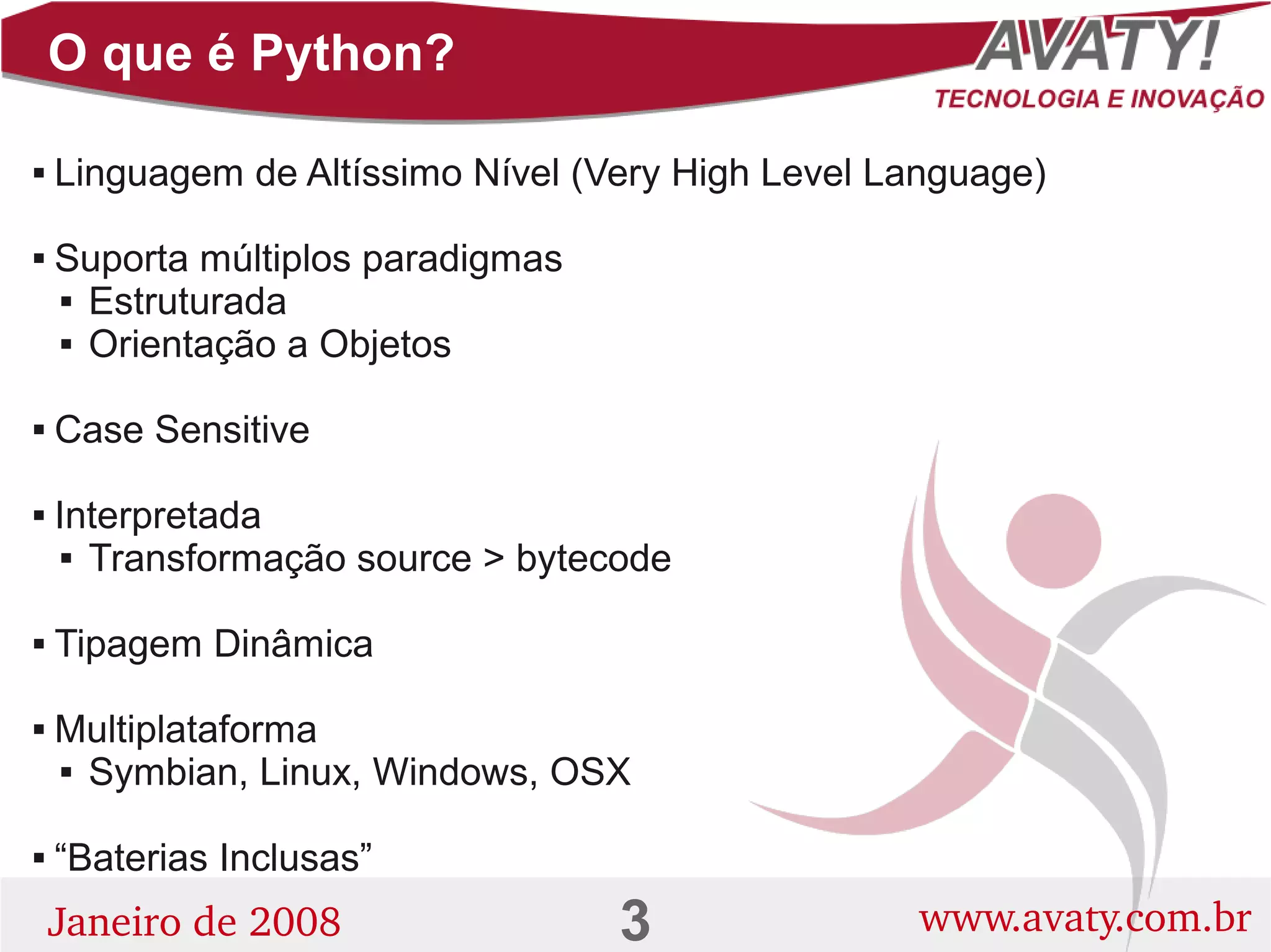 Introdução a Linguagem de Programação Python