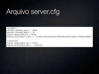 Arquivo server.cfg
 