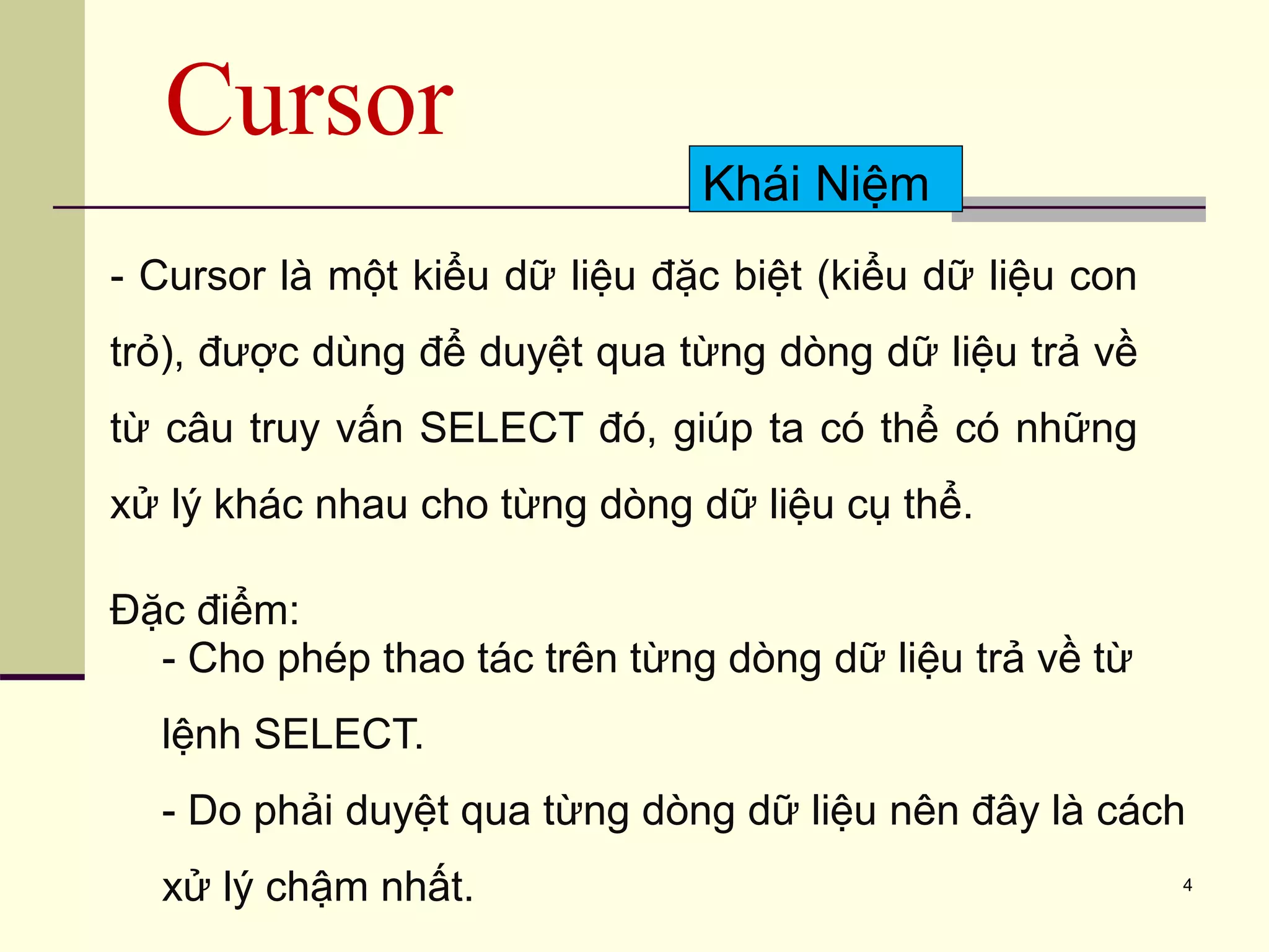 Cursor function trong sql server pptx
